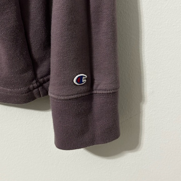Champion Women half zip up sweater M Purple - Picture 2 of 3